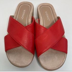 Vionic Platform Slide Sandals
